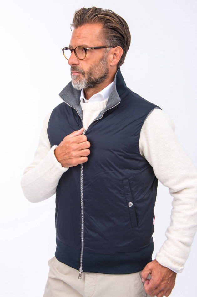 Moncler Wendegilet in Navy/Grau