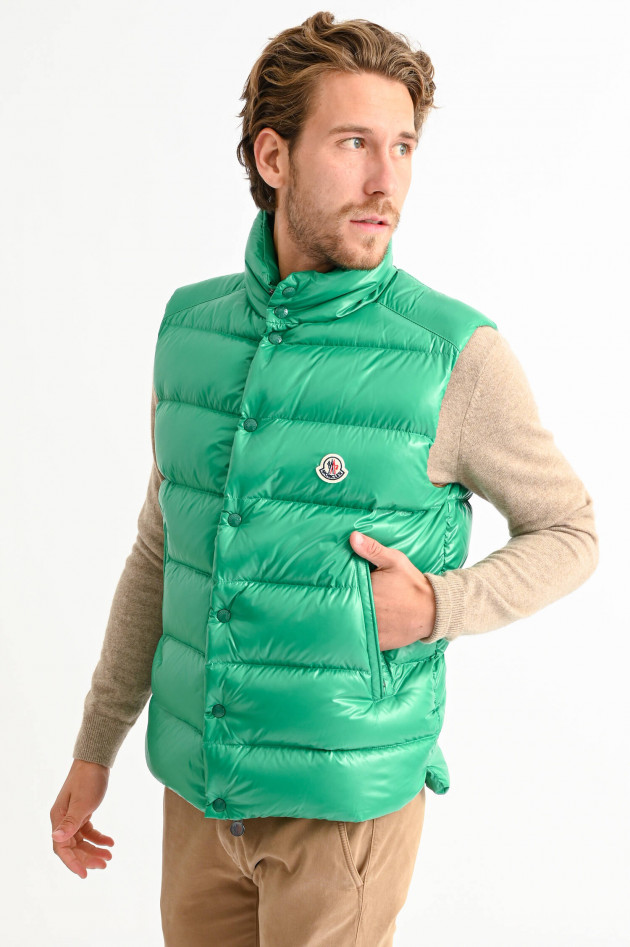 Moncler Gilet in Grasgrün