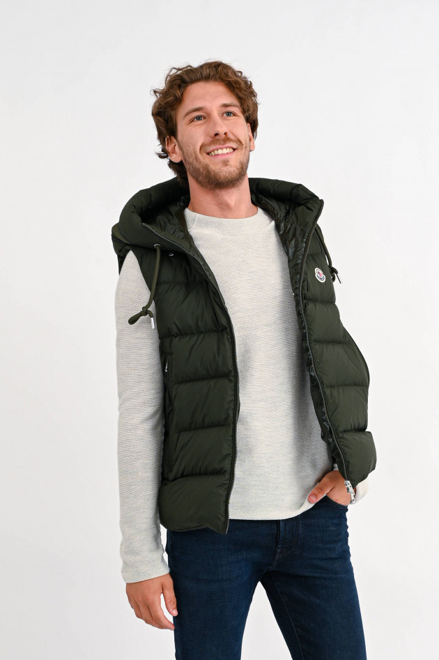 Moncler Daunenstepp-Gilet CARDAMINE in Oliv