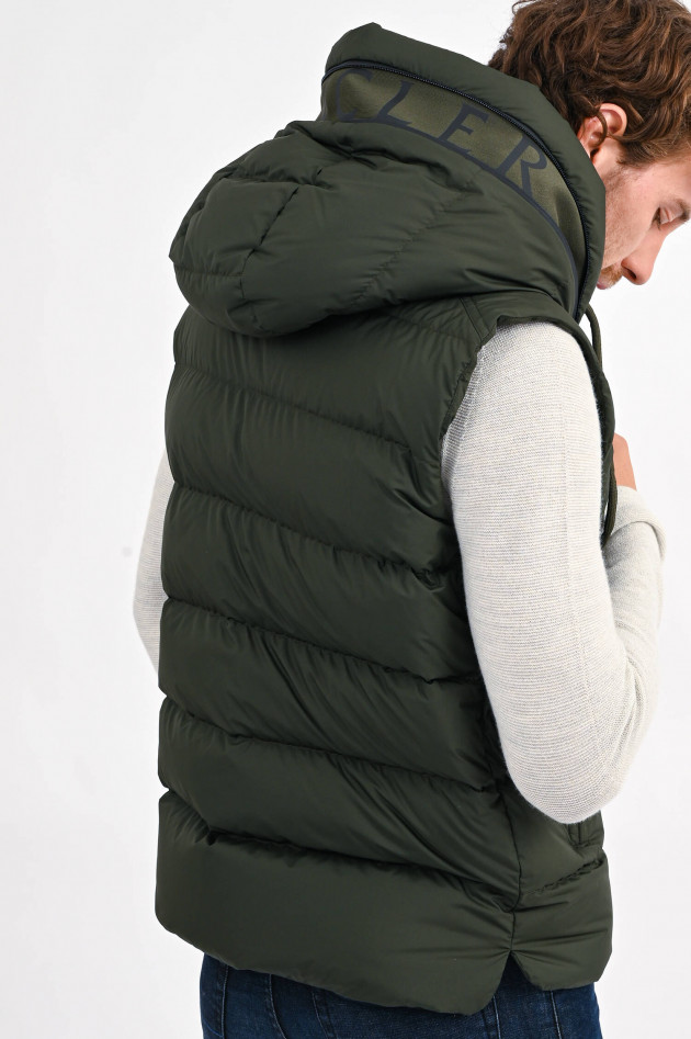 Moncler Daunenstepp-Gilet CARDAMINE in Oliv