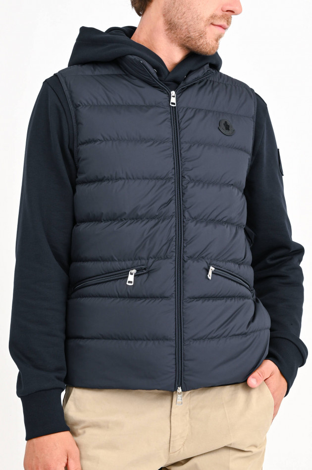 Moncler Daunenstepp-Gilet TREOMPAN in Navy