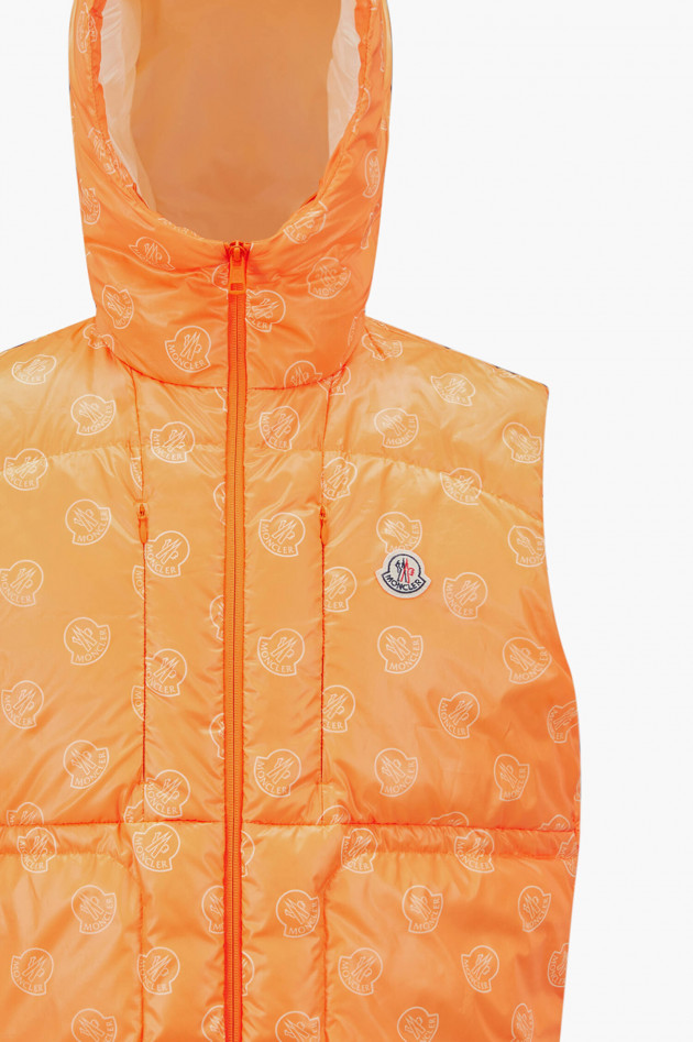 Moncler Leichte Daunenweste ALKARAB in Orange