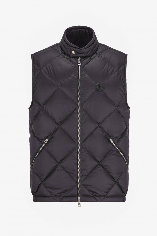 Moncler Steppgilet NASTA mit Daunenfüllung in Schwarz