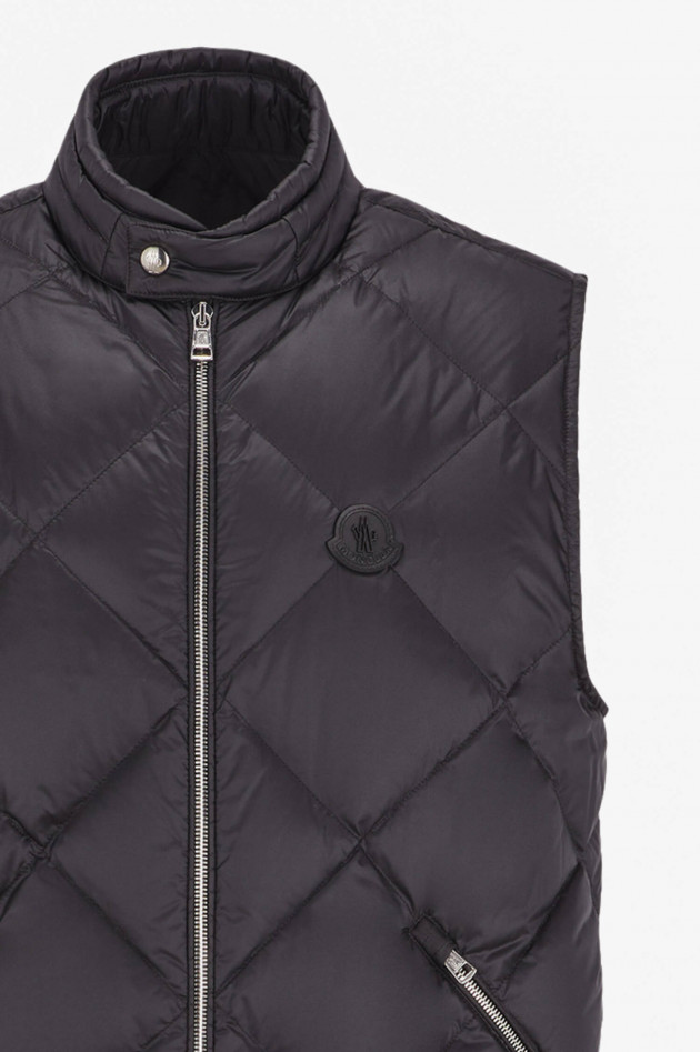Moncler Steppgilet NASTA mit Daunenfüllung in Schwarz