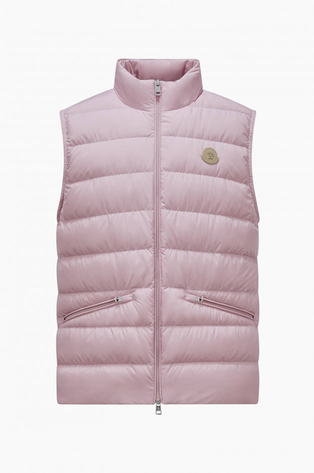 Moncler Leichtes Daunengilet LECHTAL in Rosé