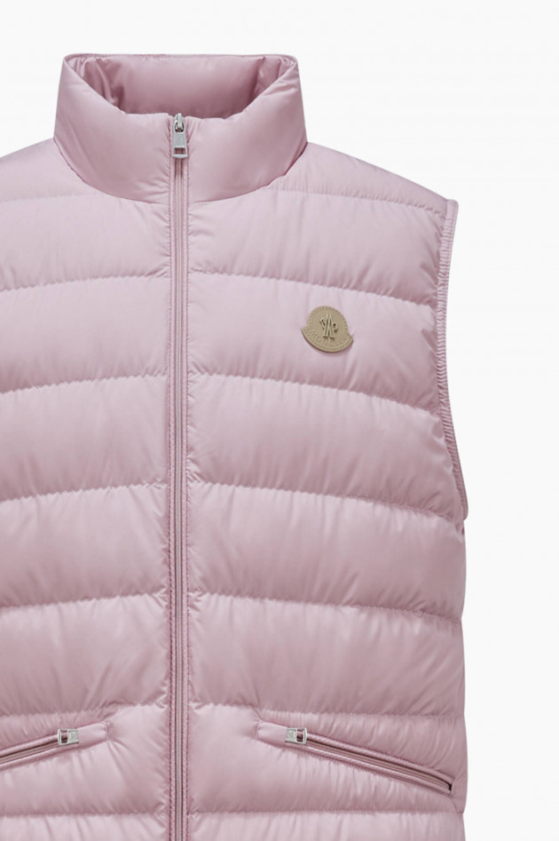 Moncler Leichtes Daunengilet LECHTAL in Rosé