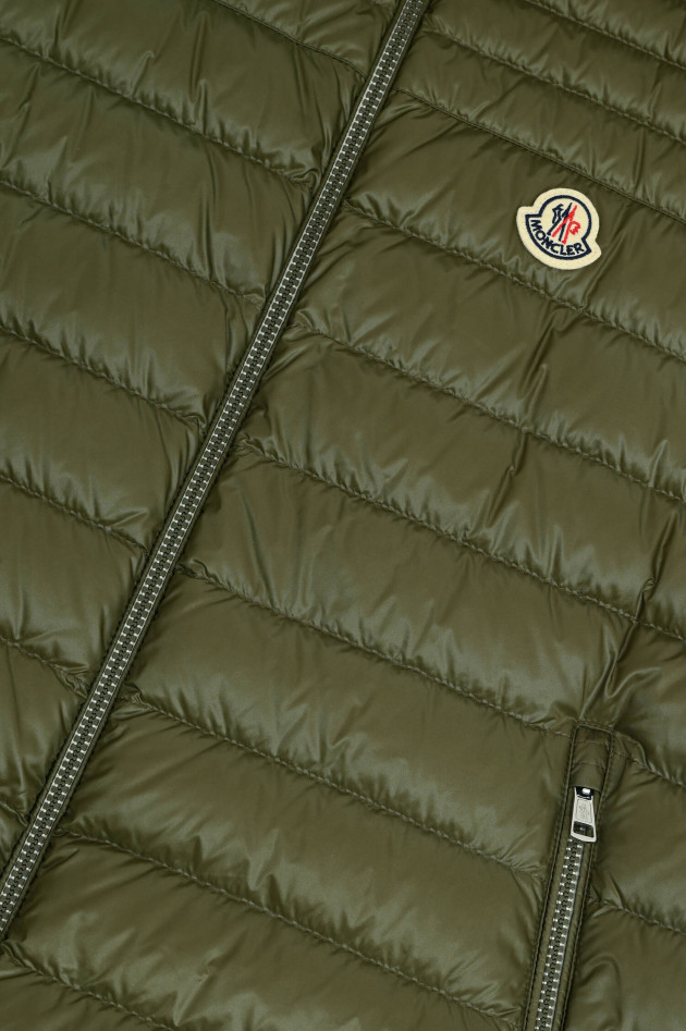 Moncler Daunen-Gilet ORANT mit Kaupue in Oliv