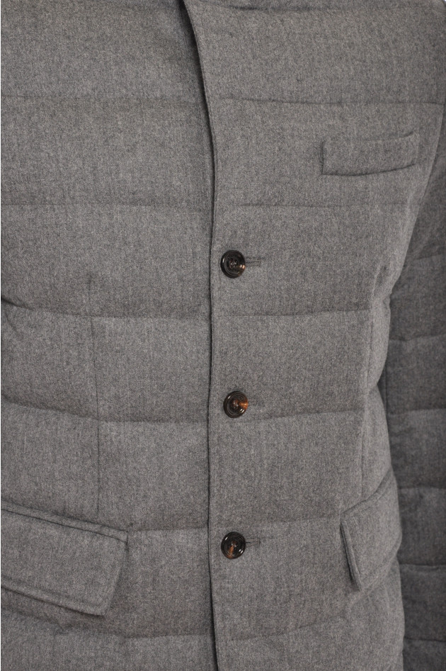 Moncler Daunenjacke Mittelgrau