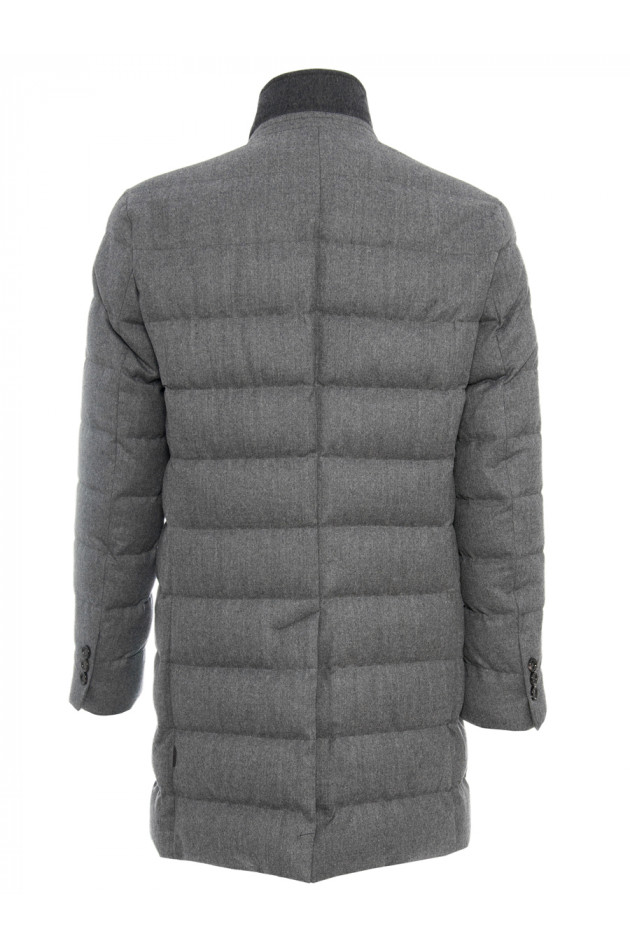 Moncler Daunenmantel Mittelgrau