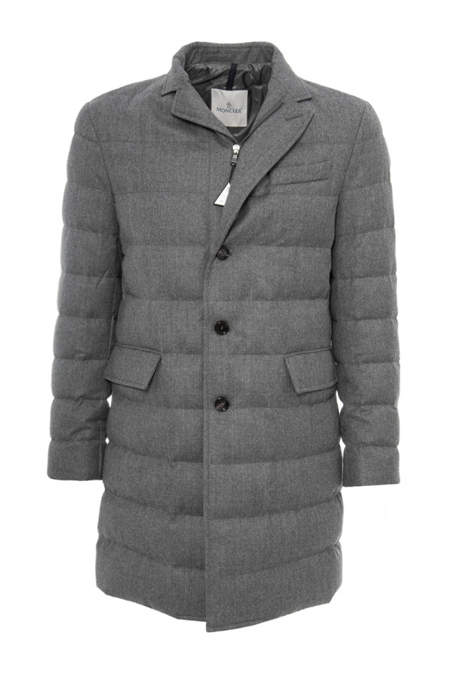 Moncler Daunenmantel Mittelgrau