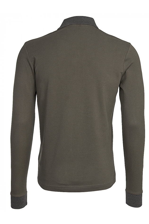Moncler Poloshirt Oliv/Antra