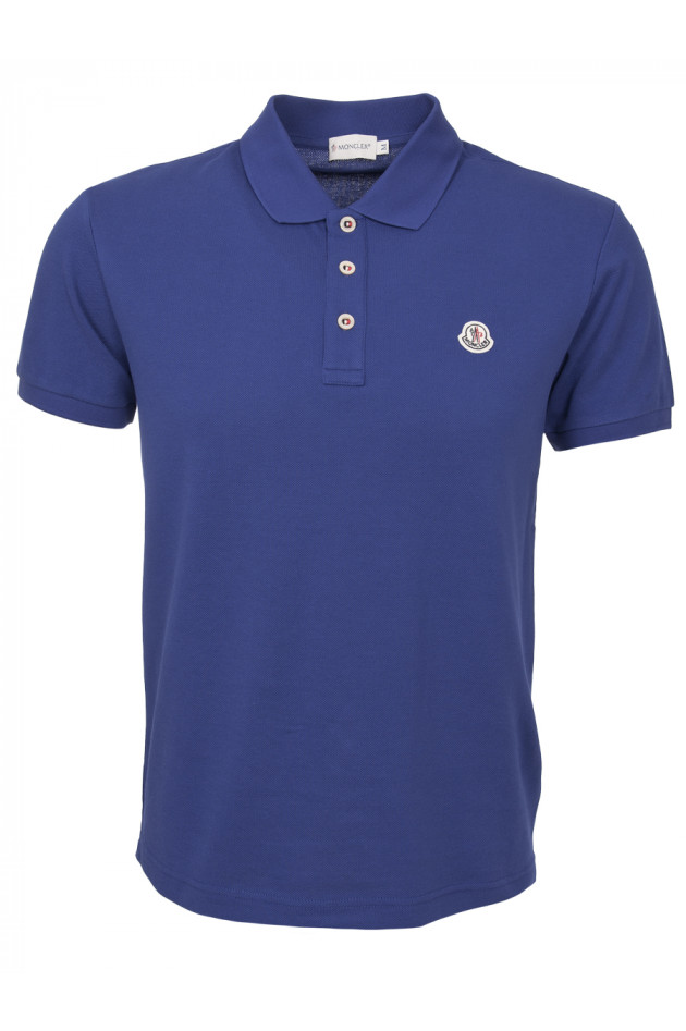 Moncler Poloshirt in Royalblau