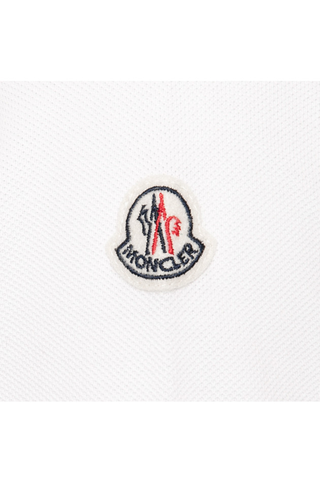 Moncler Poloshirt in Weiß/Marine