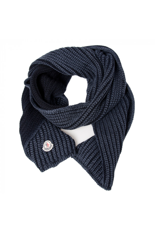 Moncler Strickschal Navy
