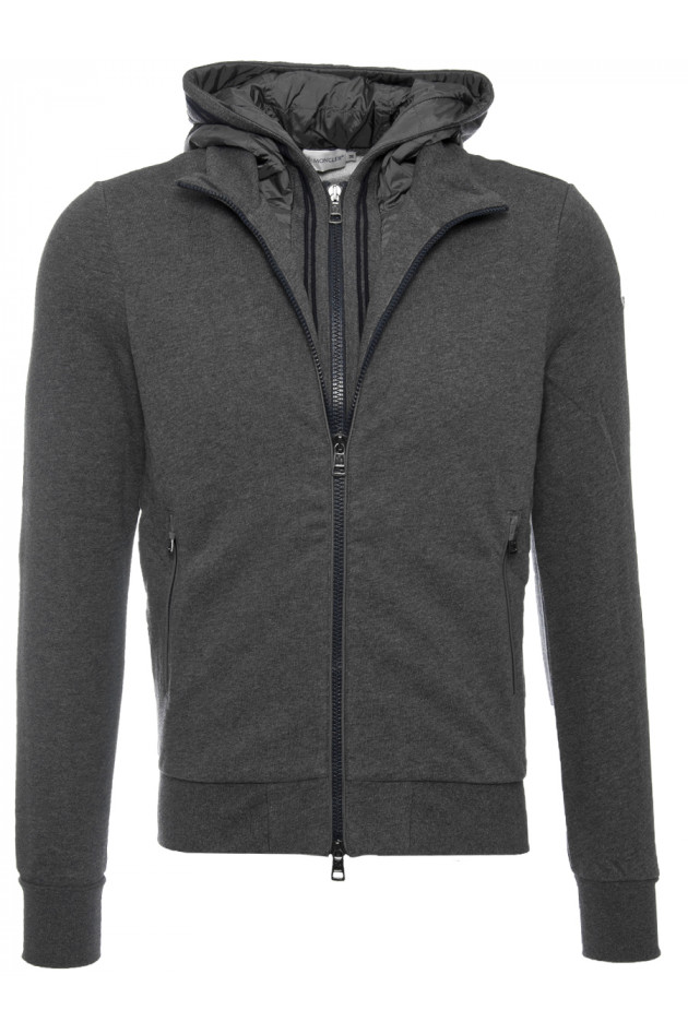 Moncler Sweatjacke Anthrazit