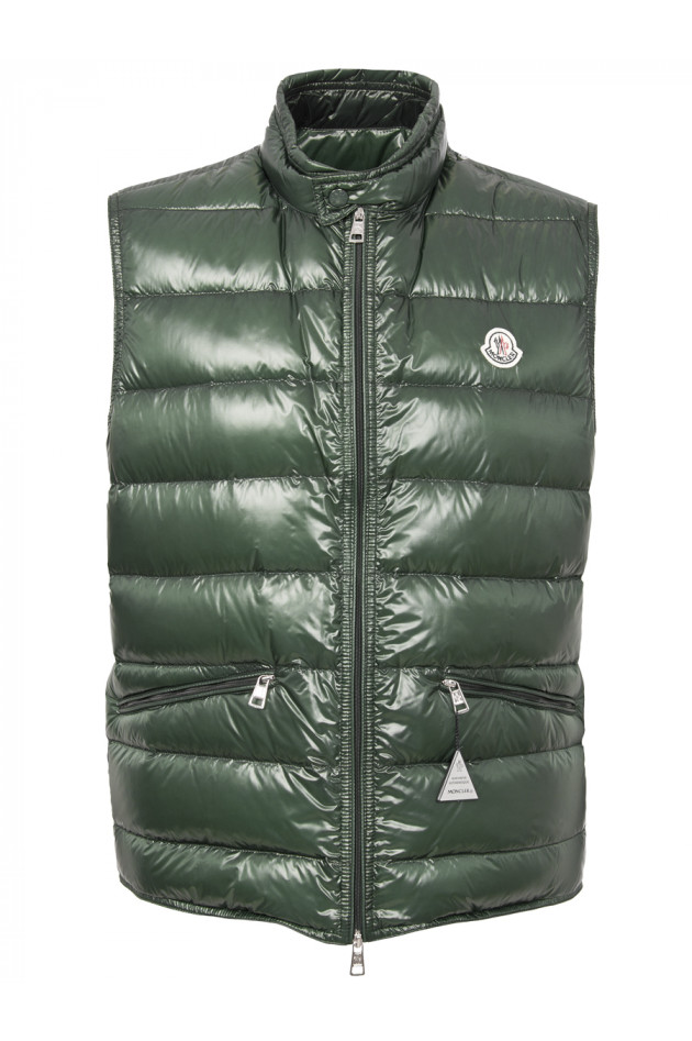 Moncler Daunenweste in Grün