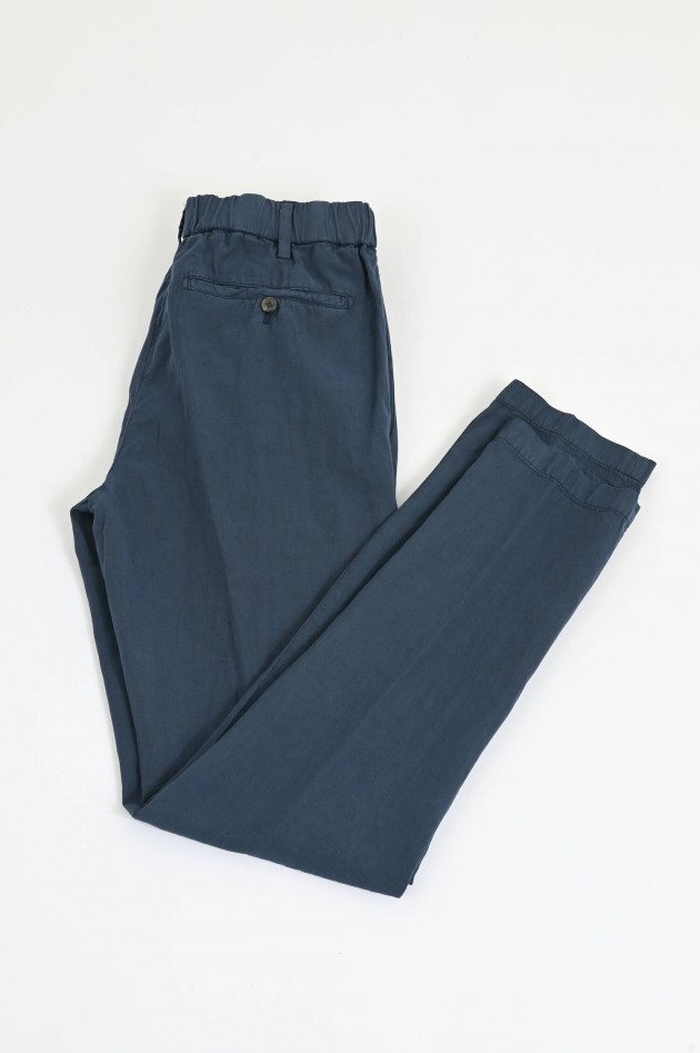 Myths Hose aus Lyocell-Leinen-Mix in Navy
