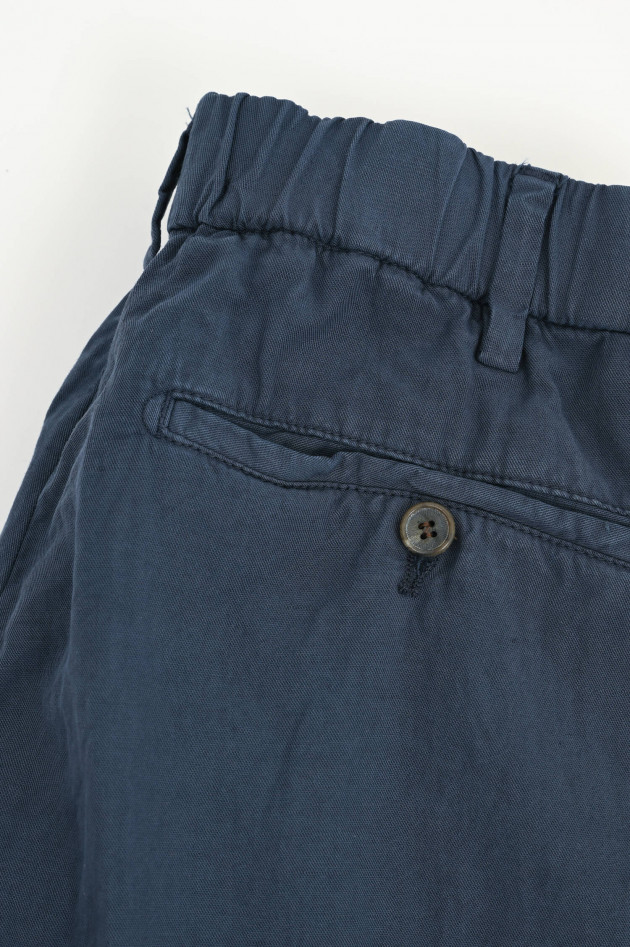 Myths Hose aus Lyocell-Leinen-Mix in Navy