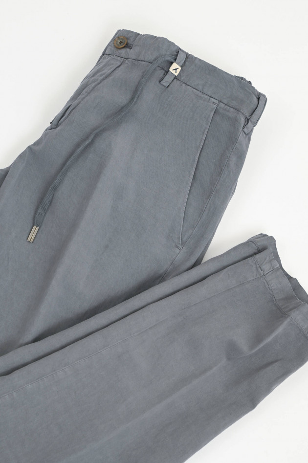 Myths Hose aus Lyocell-Leinen-Mix in Grau