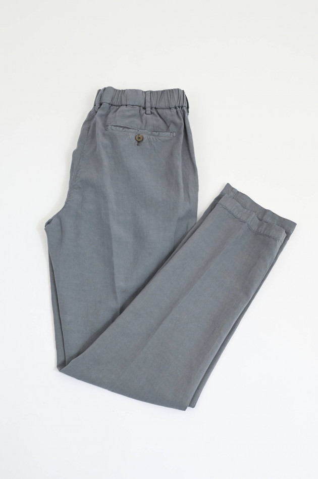 Myths Hose aus Lyocell-Leinen-Mix in Grau