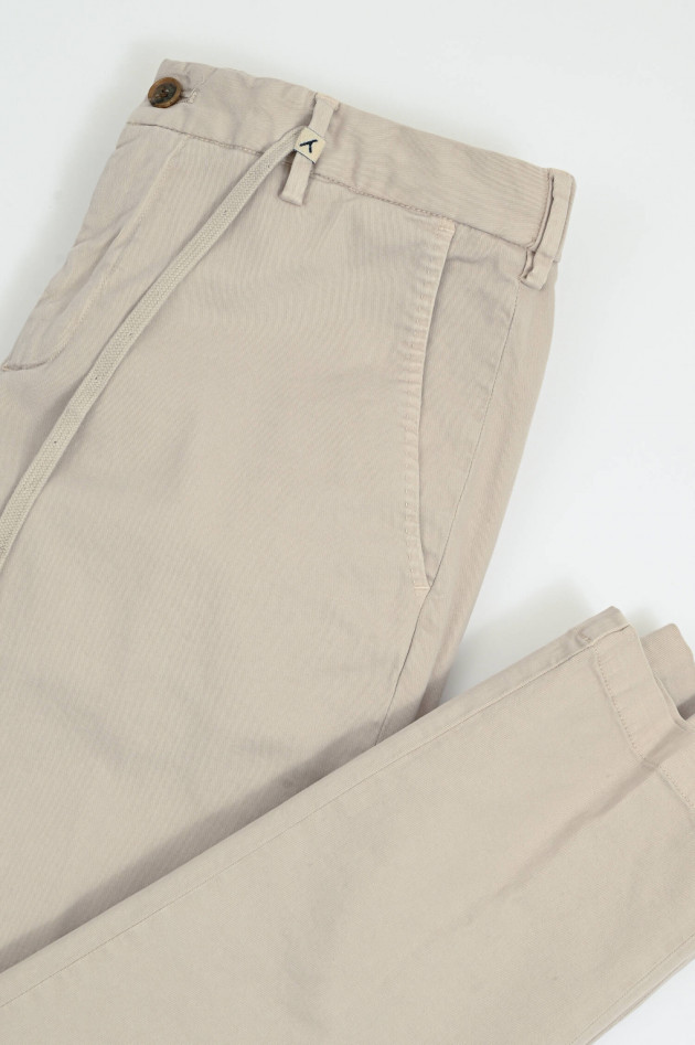 Myths Hose aus Leinen-Mix in Beige
