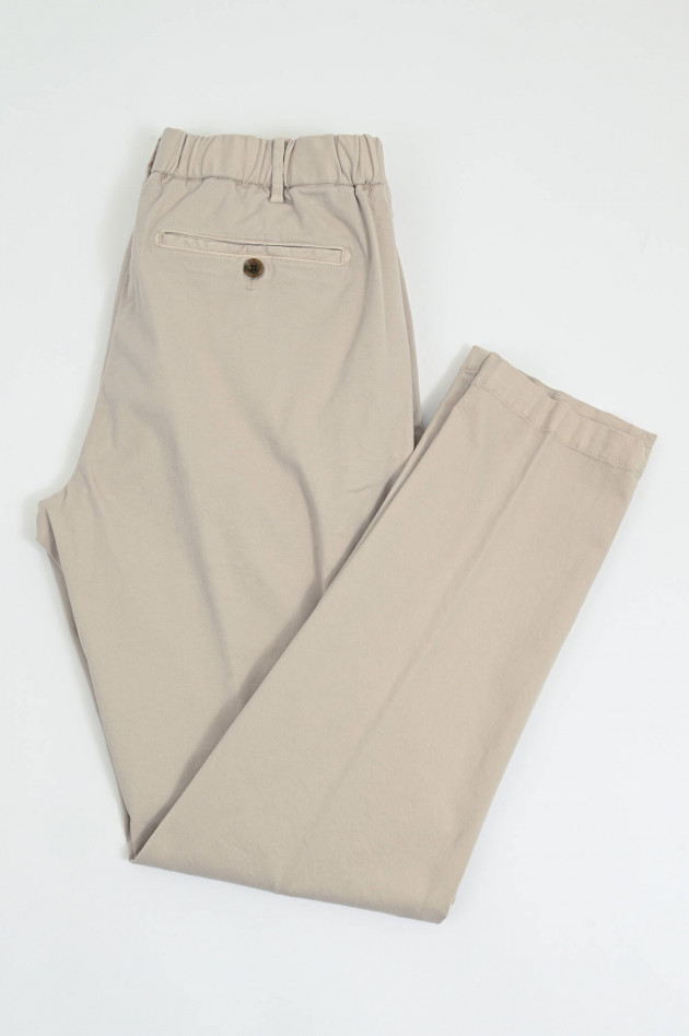 Myths Hose aus Leinen-Mix in Beige