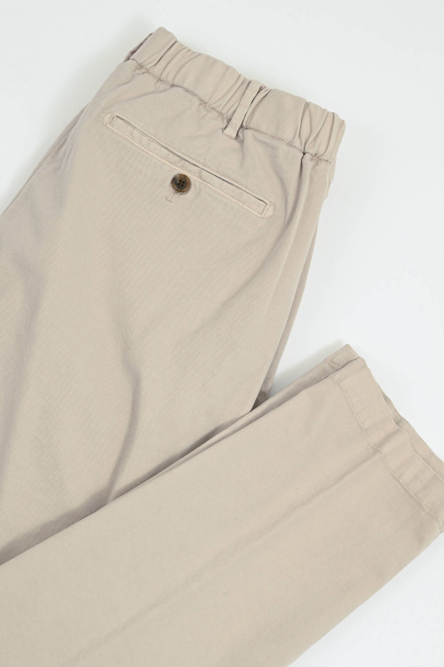 Myths Hose aus Leinen-Mix in Beige