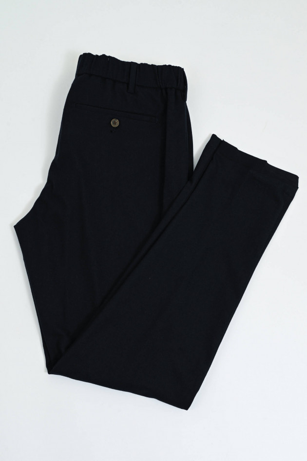 Myths Woll-Optik Hose in Navy