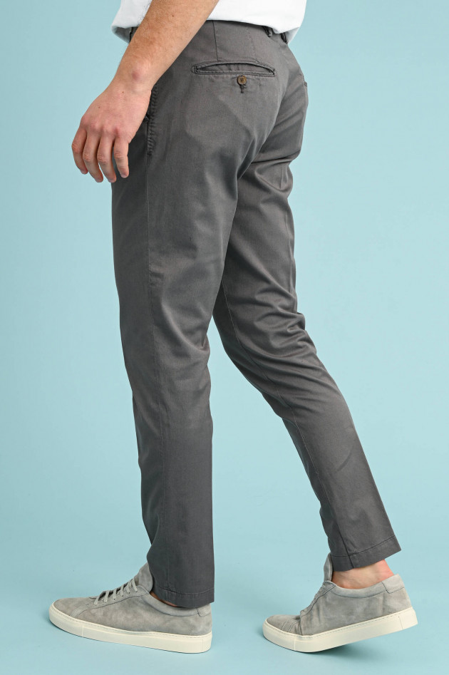 Myths Hose mit Stretchanteil in Dunkelgrau