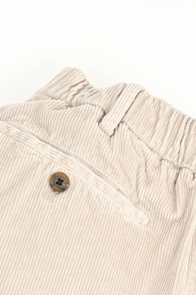 Myths Cordhose mit Tunnelzug in Beige