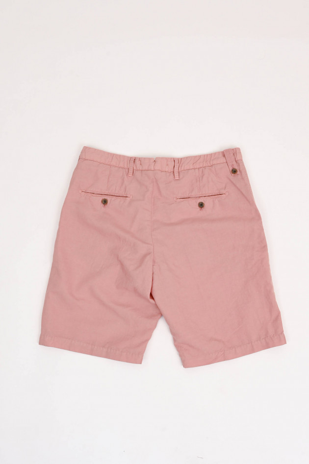 Myths Bermuda aus Leinen-Baumwoll-Mix in Mauve