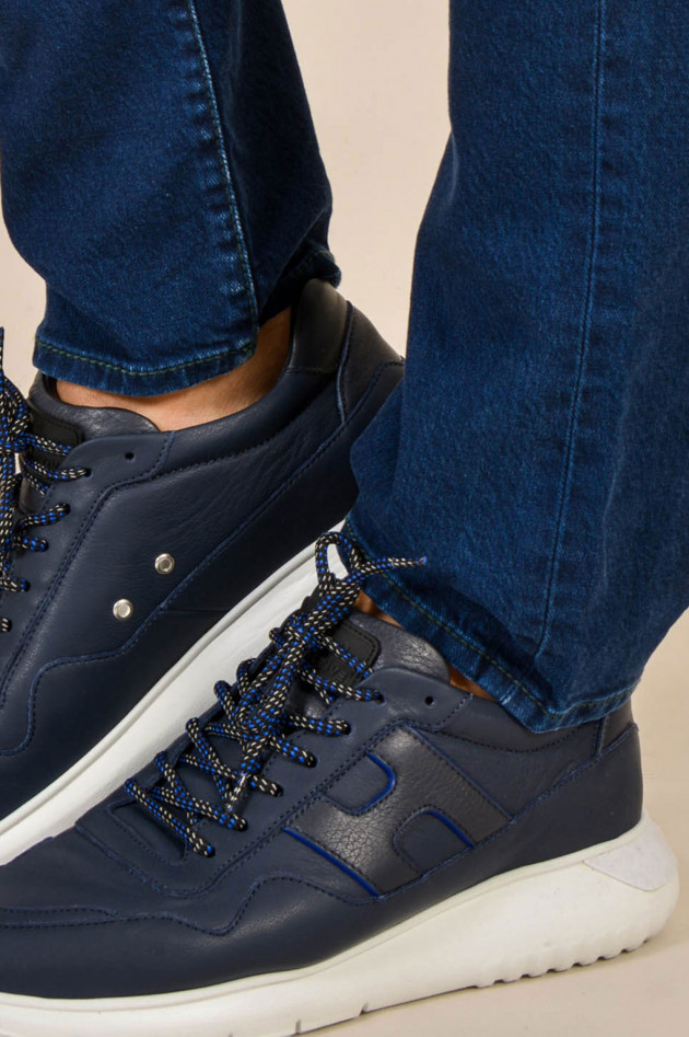 Hogan Sneakers INTERACTIVE aus Leder in Navy