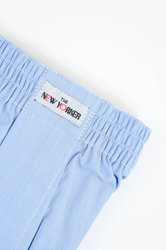 New Yorker  Boxershorts in Hellblau meliert