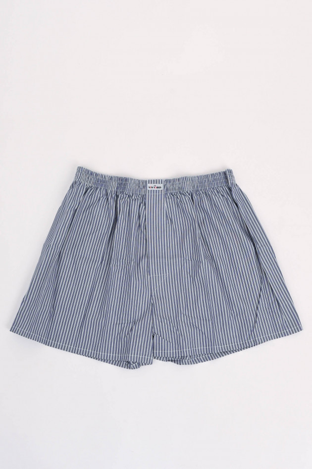 New Yorker Boxershorts in Dunkelblau/Weiß gestreift