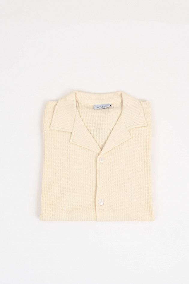 Nikben Waffle Shirt in Vanille