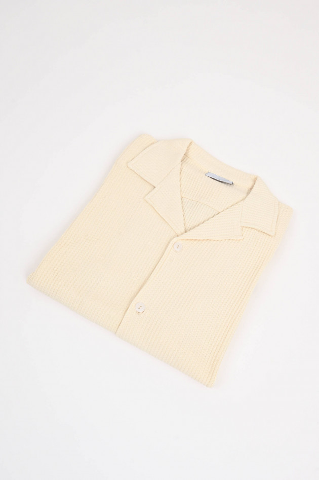 Nikben Waffle Shirt in Vanille