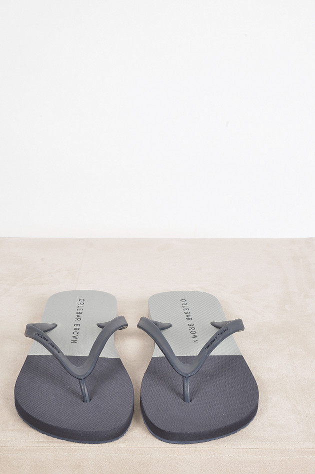 Orlebar Brown Flip - Flops in Grau/Blau