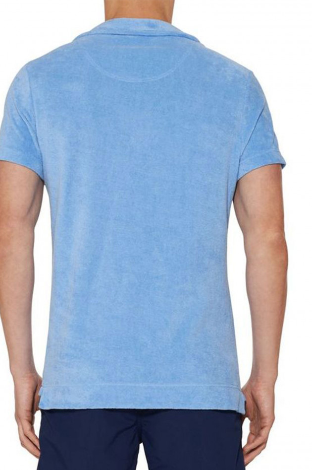 Orlebar Brown T-Shirt aus Frottee in Blau