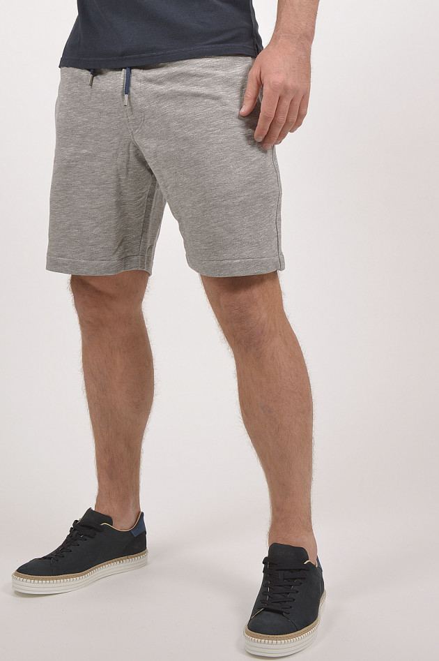 Orlebar Brown Jersey - Shorts in Grau/Navy