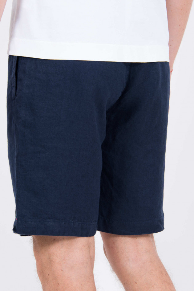 Orlebar Brown Leinen-Bermuda in Navy