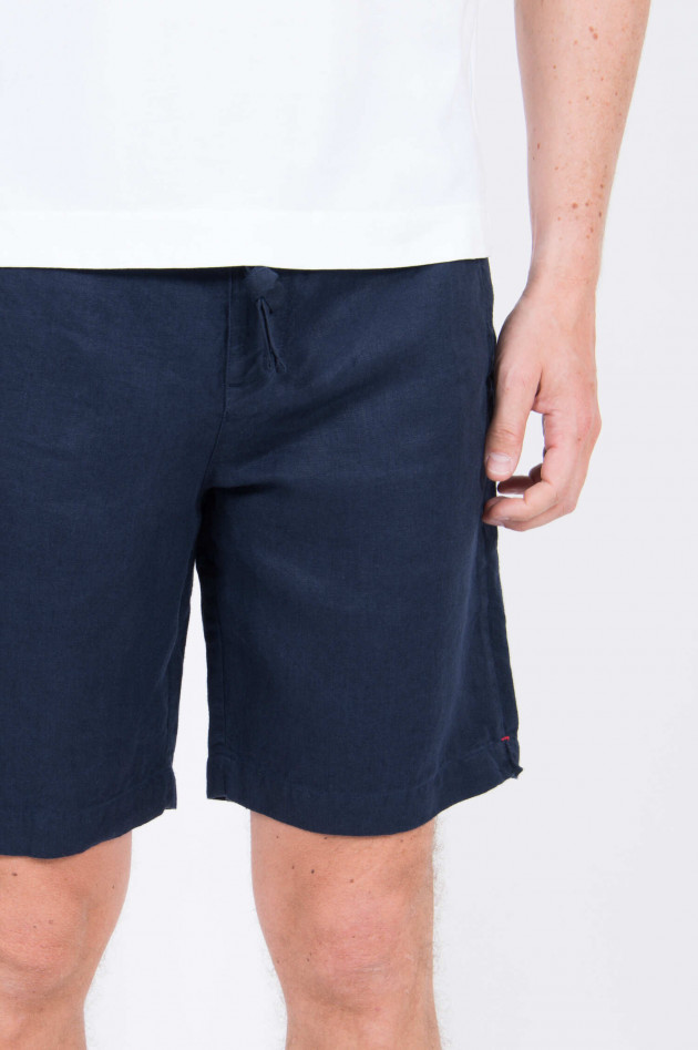 Orlebar Brown Leinen-Bermuda in Navy