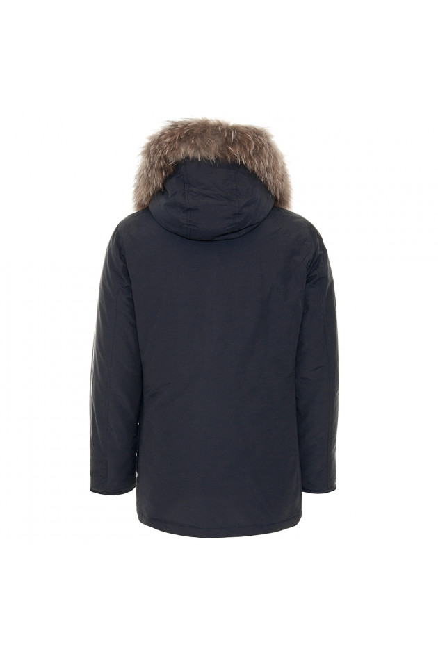 Freedomday Parka mit Fellbesatz in Navy