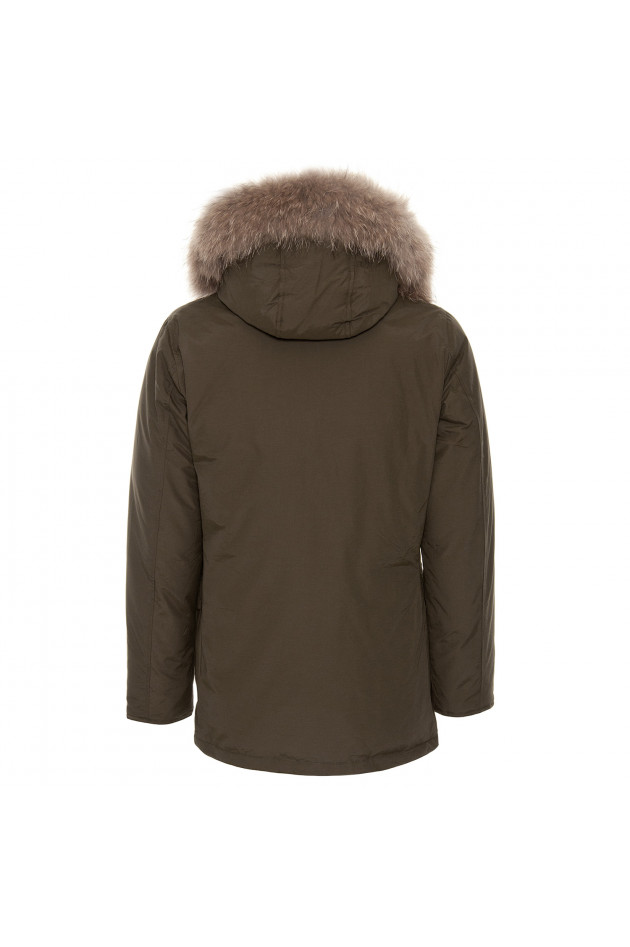 Freedomday Parka mit Fellbesatz in Oliv
