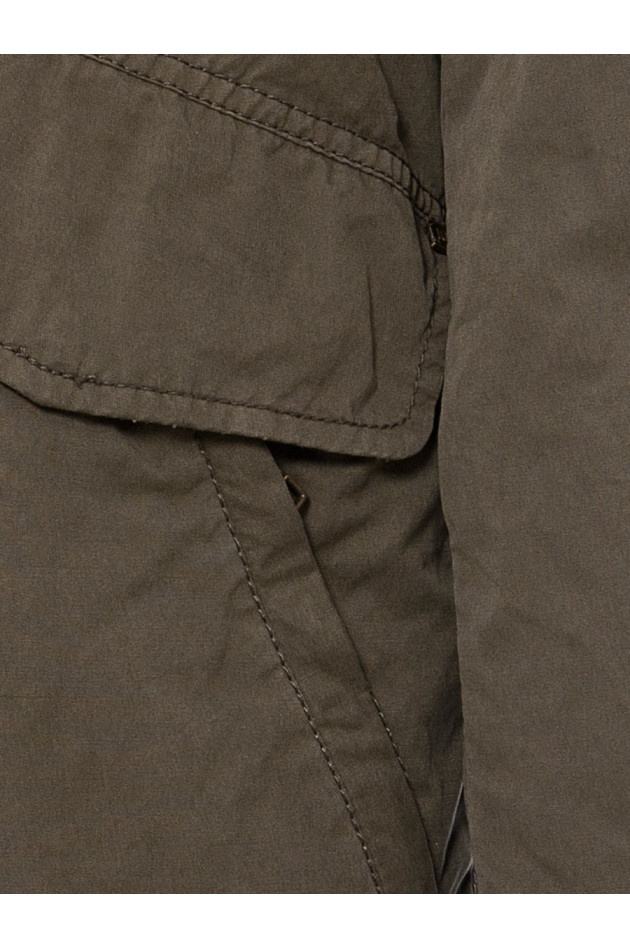 IQ+ Berlin Parka mit Fellbesatz in Oliv