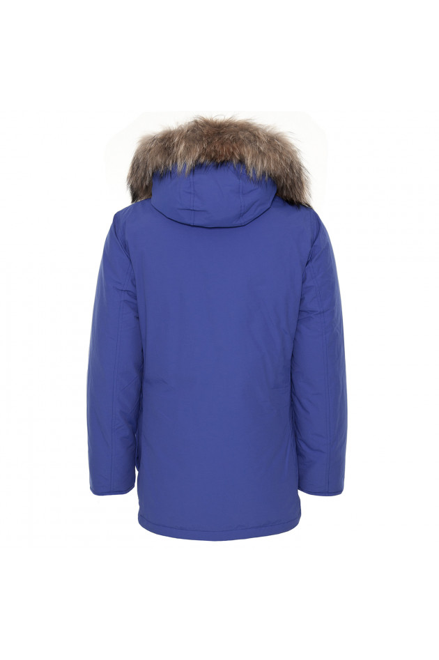 Freedomday Parka mit Fellkragen in Blau