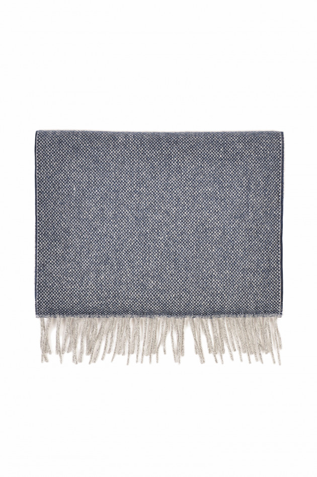 Pelo Cashmereschal in Blau meliert