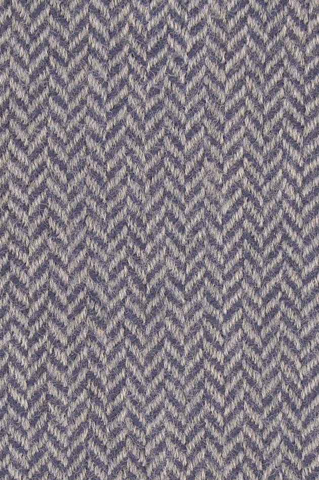 Pelo Schal aus Wolle in Grau/Blau gemustert