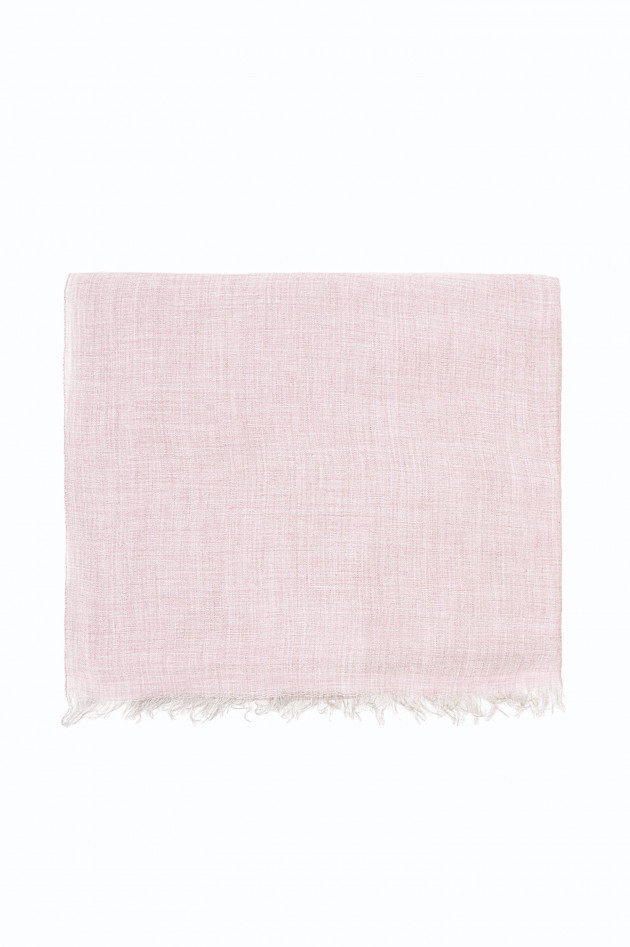 Pelo Schal in Rosa