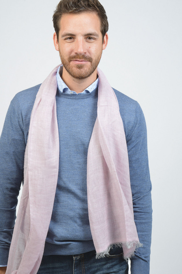 Pelo Schal in Rosa