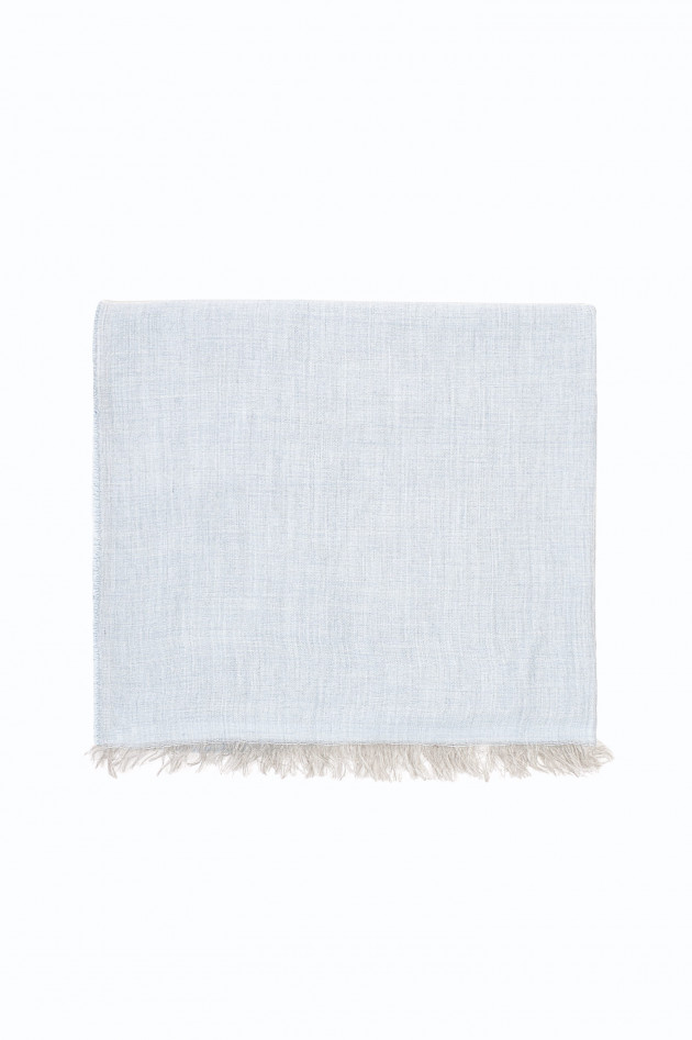 Pelo Schal in Hellblau